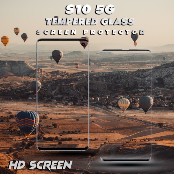 Samsung Galaxy S10 5G - Härdat Glas 9H – 3D Skärmskydd - Super kvalitet