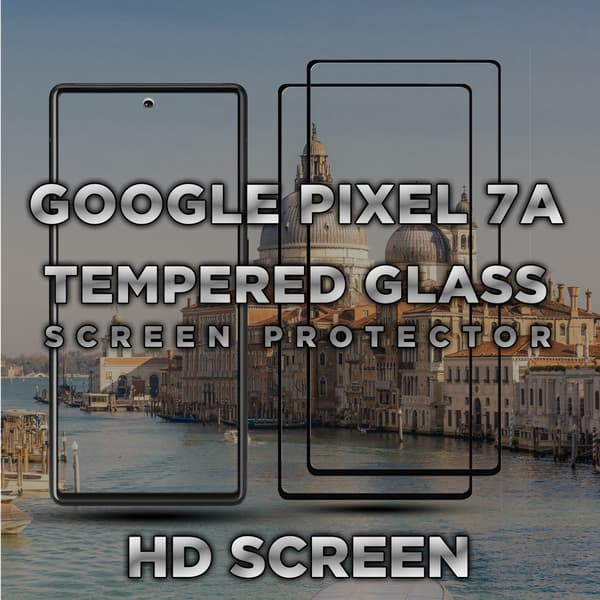 2-Pack GOOGLE PIXEL 7A Skærmbeskyttelse - Hærdet Glas 9H - Super kvalitet 3D