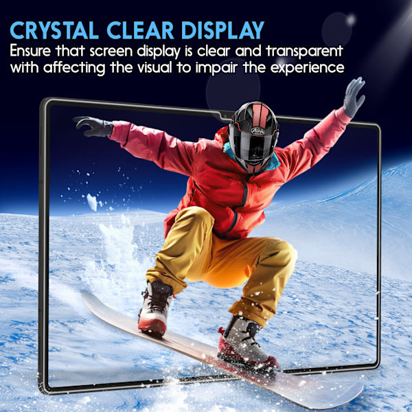 1-Pack SAMSUNG TAB S8 Skærmbeskyttelse - Hærdet Glas 9H - Super kvalitet 3D