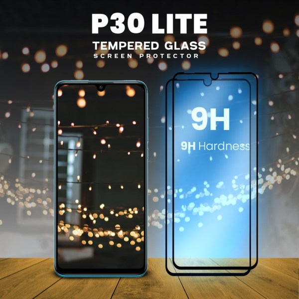2-Pack Huawei P30 Lite - Härdat glas 9H – 3D Super kvalitet