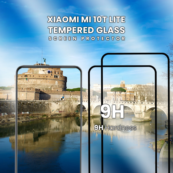 2-Pack XIAOMI 10T LITE Näytönsuoja - Karkaistu Lasi 9H - Super laatu 3D