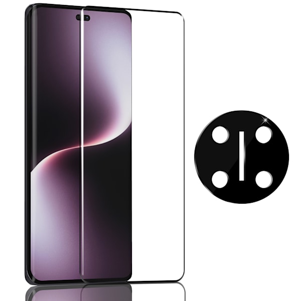 1-Pack Honor Magic 7 Lite Skærmbeskyttelse & 1-Pack linsebeskyttelse - Hærdet Glas 9H - Super kvalitet 3D