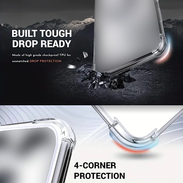 Samsung S20 Plus  Premium Transparent Skal: Stöttåligt med Förstärkta Hörn