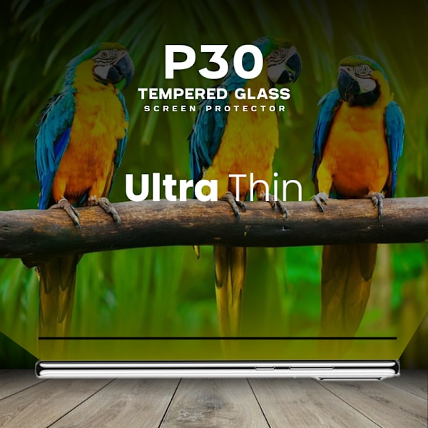 1-Pack HUAWEI P30 Skærmbeskyttelse - Hærdet Glas 9H - Super kvalitet 3D