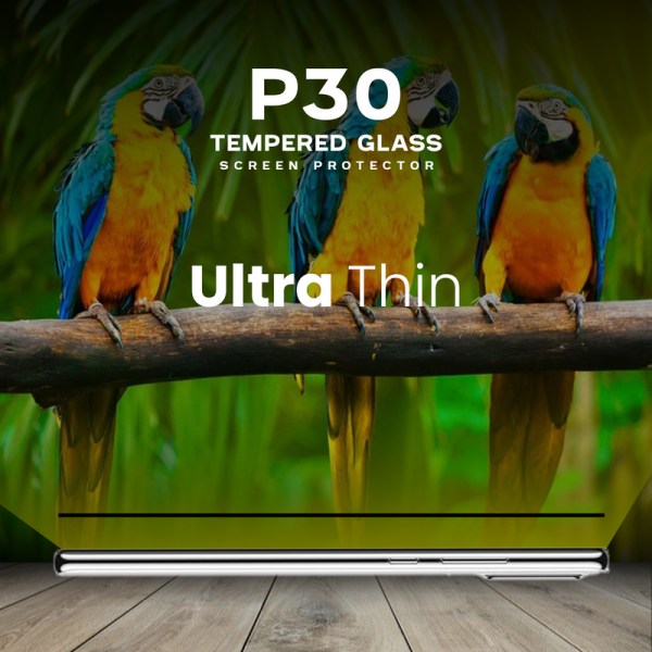 Huawei P30 - Härdat glas 9H – 3D Super kvalitet