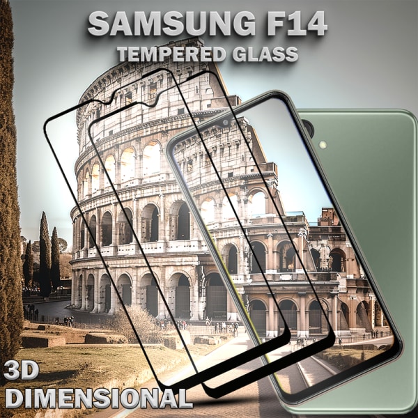2-Pack Samsung F14 Skärmskydd - Härdat Glas 9H - Super kvalitet 3D