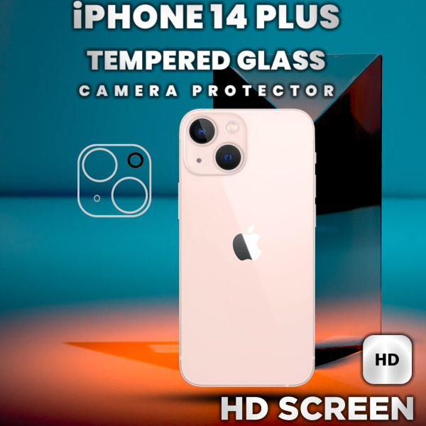 iPhone 14 Plus Linsskydd - 9H Härdat Glas - Super 3D Linsskydd