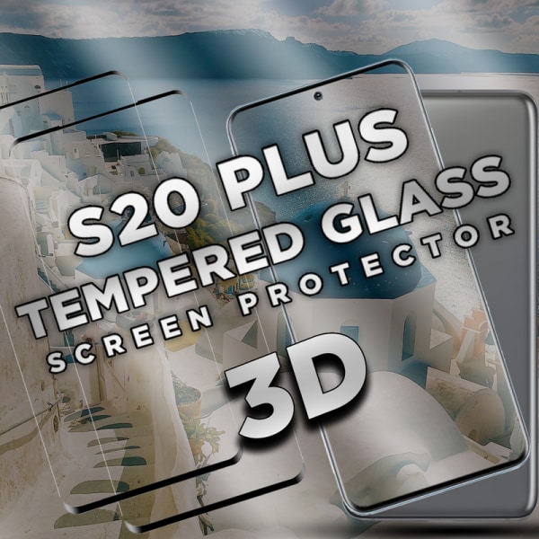 2 Pack Samsung S20 PLUS - 9H Härdat Glass - 3D Super Kvalitet