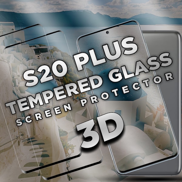 2-Pack SAMSUNG S20 PLUS Skærmbeskyttelse - Hærdet Glas 9H - Super kvalitet 3D