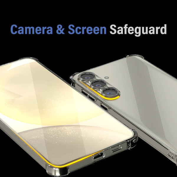 Samsung S24 Plus Transparent Skal - Skydd med Extra Kant