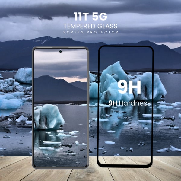 Xiaomi 11T 5G - Härdat glas-9H - Super kvalitet 3D Skärmskydd