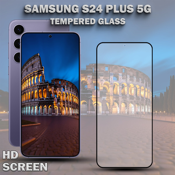 1-Pack SAMSUNG S24 PLUS Näytönsuoja - Karkaistu Lasi 9H - Super laatu 3D