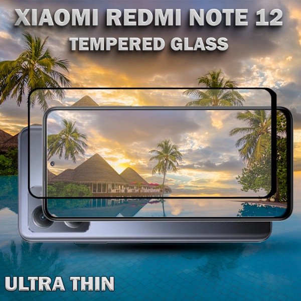 Xiaomi Redmi Note 12 - Härdat Glas 9H-Super kvalitet 3D Skärmskydd