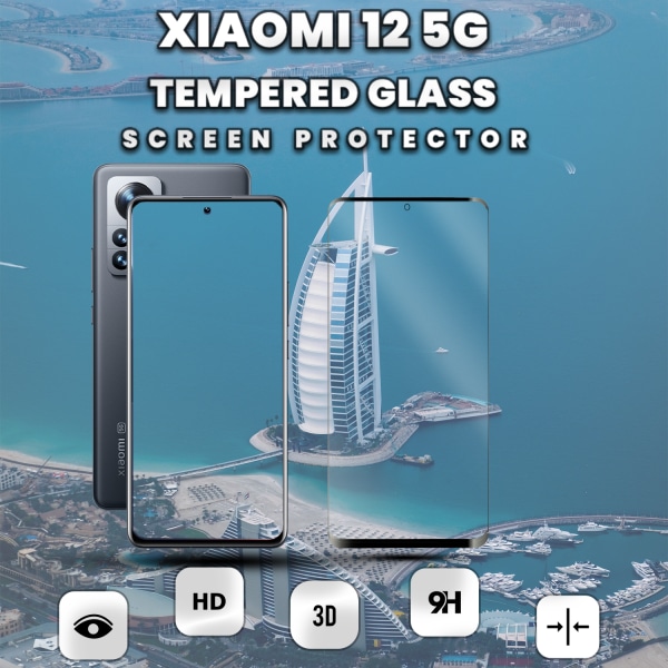 Xiaomi 12 5G - Härdat glas 9H-Super kvalitet 3D Skärmskydd