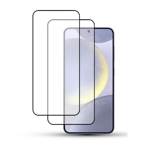 2-Pack SAMSUNG S24 Skærmbeskyttelse - Hærdet Glas 9H - Super kvalitet 3D