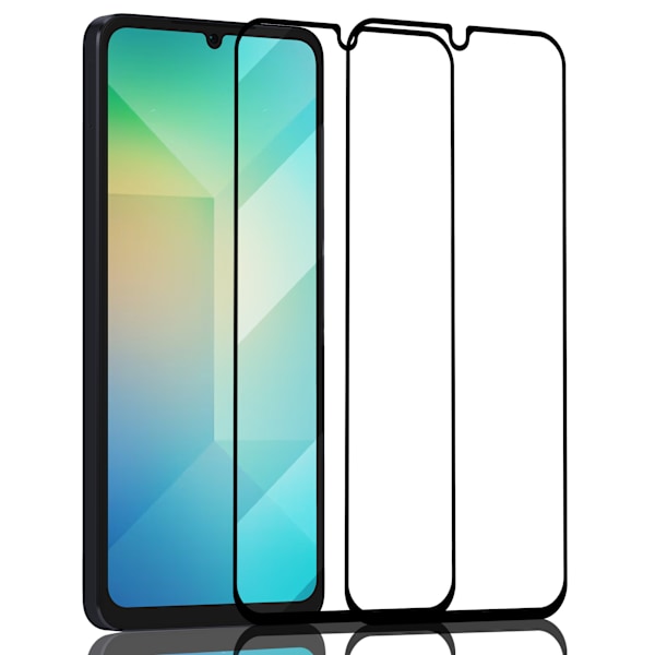2-Pack Samsung F06 Skärmskydd - Härdat Glas 9H - Super kvalitet 3D