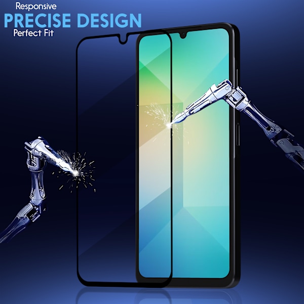 1-Pack Samsung A06 Näytönsuoja - Karkaistu Lasi 9H - Super laatu 3D