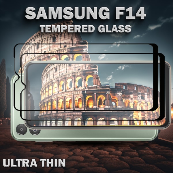2-Pack Samsung F14 Skärmskydd - Härdat Glas 9H - Super kvalitet 3D