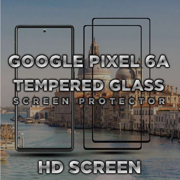 2-Pack Google Pixel 6A - Härdat glas 9H - Super kvalitet 3D