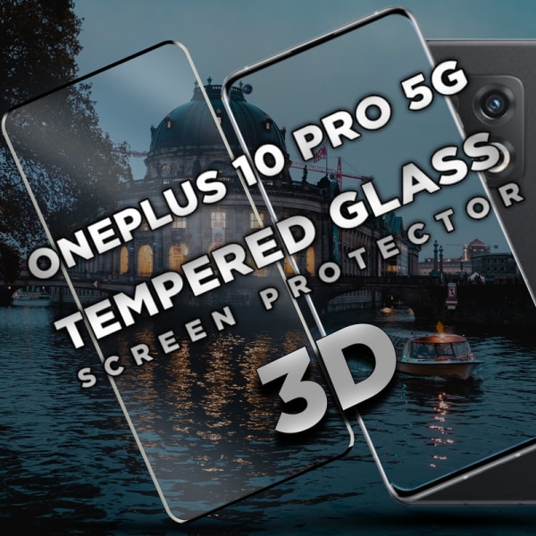 OnePlus 10 Pro 5G - Härdat Glas 9H - Super kvalitet 3D Skärmskydd