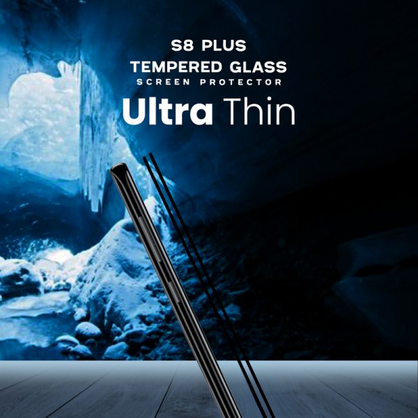 2 Pack Samsung Galaxy S8 Plus - Härdat glas 9H–Super kvalitet 3D