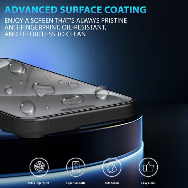 2-Pack Iphone 15 Pro Max Näytönsuoja - Karkaistu Lasi 9H - Super laatu 3D Iphone 15 Pro Max