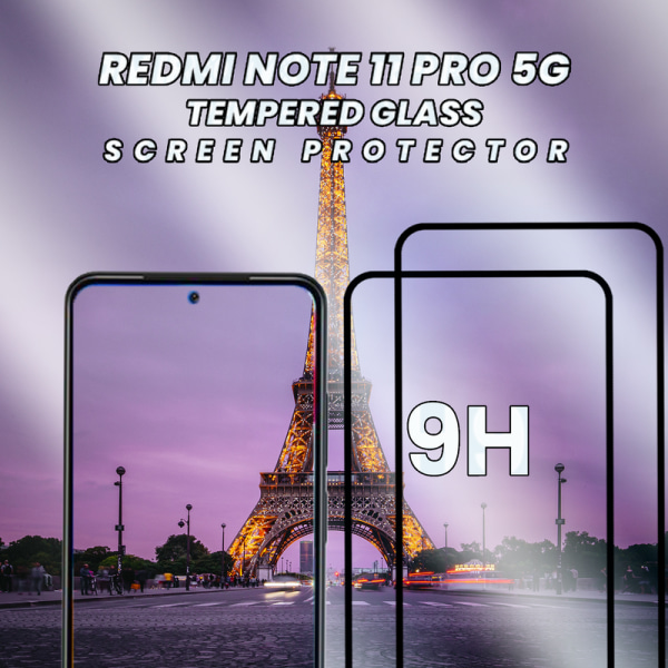 2 Pack Xiaomi Redmi Note 11 Pro 5G-Härdat glas 9H-Super kvalitet