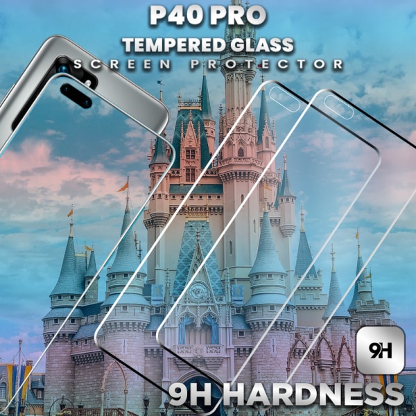 2-Pack Huawei P40 Pro - Härdat glas 9H – Super kvalitet 3D