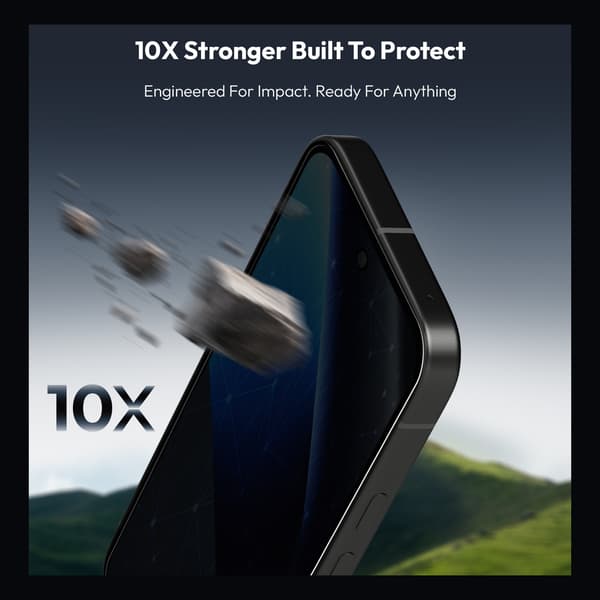 2-Pack Google Pixel 10a Privacy Skärmskydd - Härdat Glas | [Automatisk Installation] - Bubbelfritt