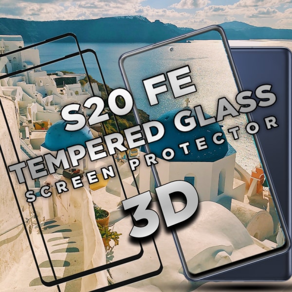 2-Pack Samsung S20 FE - Härdat Glass 9H - Super Kvalitet 3D