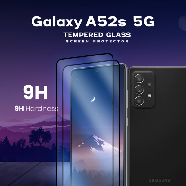 2-Pack Samsung Galaxy A52s 5G - Härdat glas 9H - Super kvalitet