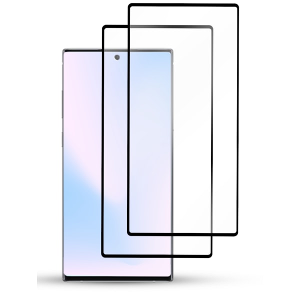 2-Pack Samsung NOTE 10 PLUS Skärmskydd - Härdat Glas 9H - Super kvalitet 3D