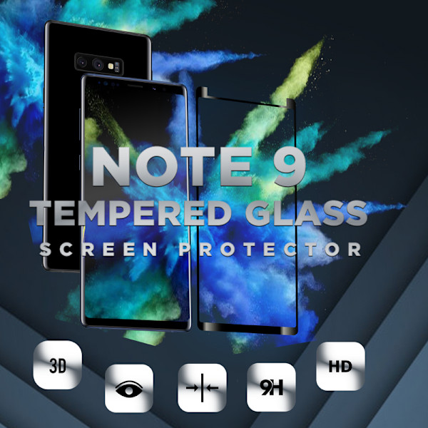 Samsung Galaxy Note 9 - Härdat glas 9H - Super kvalitet 3D