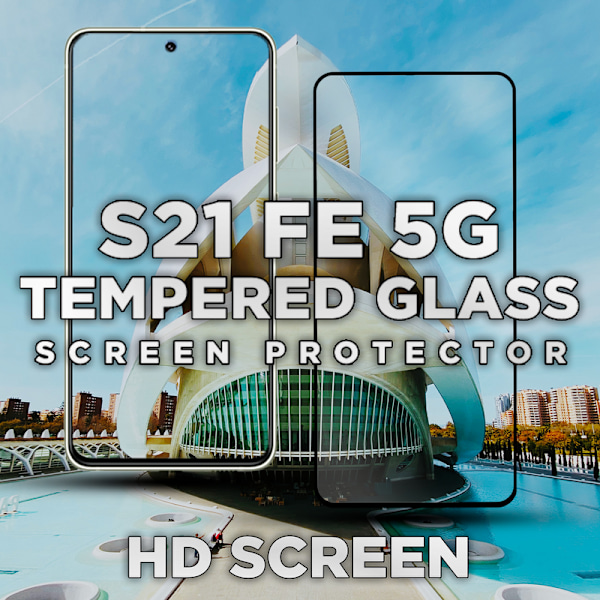 Samsung S21 FE 5G - 9H Härdat Glass - Super Kvalitet 3D