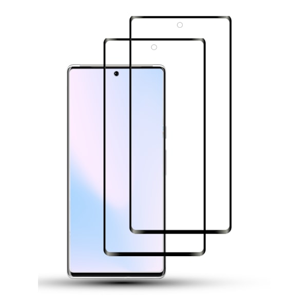 2-Pack GOOGLE PIXEL 6 PRO Skärmskydd - Härdat Glas 9H - Super kvalitet 3D