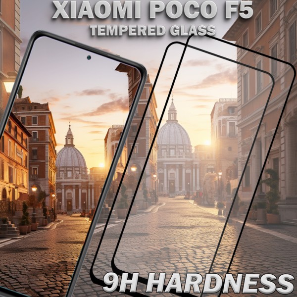 2-Pack XIAOMI POCO F5 Skärmskydd - Härdat Glas 9H - Super kvalitet 3D