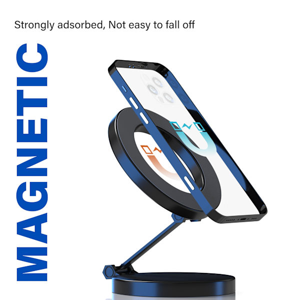 Säker Magnetisk Bilhållare med 360° Rotation