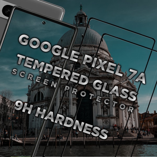 2-Pack Google Pixel 7A - Härdat glas 9H - Super kvalitet 3D Skärmskydd