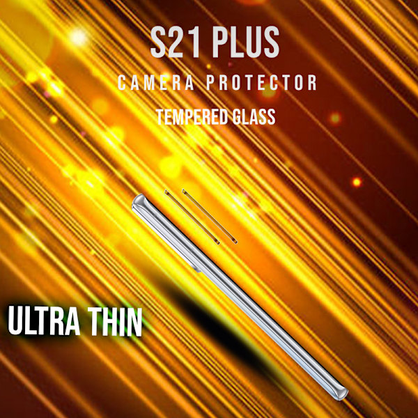 2-Pack Linsskydd Samsung Galaxy S21 Plus-Härdat Glas 9H-Super 3D