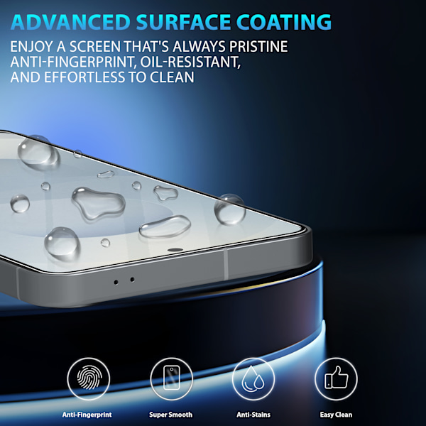 2-Pack Samsung S25 Edge Skärmskydd - Härdat Glas 9H - Super kvalitet 3D