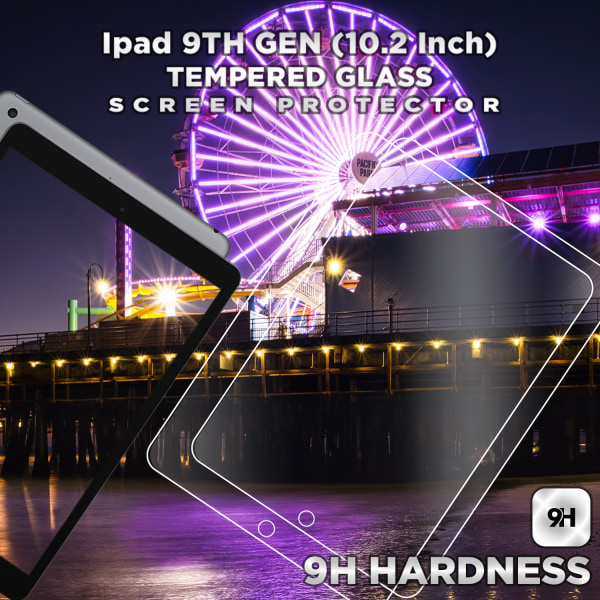 2-Pack Apple Ipad 9TH GEN (10.2 Inch) - Härdat Glas 9H - Super Kvalitet Skärmskydd