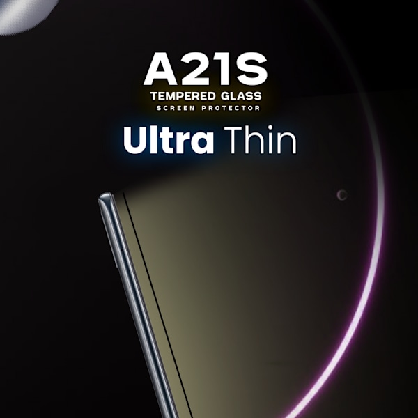 1-Pack SAMSUNG GALAXY A21S Näytönsuoja - Karkaistu Lasi 9H - Super laatu 3D