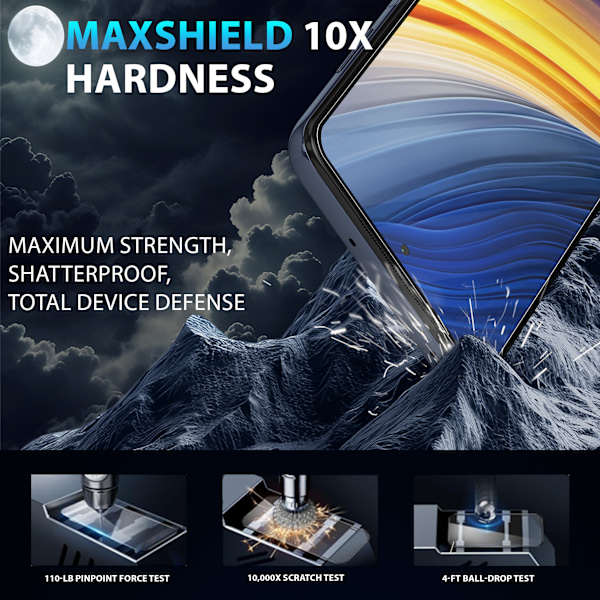 1-Pack Xiaomi Poco X3 Pro Skärmskydd - Härdat Glas 9H - Super kvalitet 3D