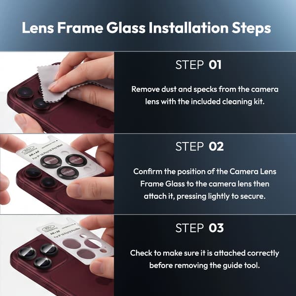 2-Pack iPhone 18 Pro Max Kameralinsskydd - Härdat Glas 9H - Super kvalitet 3D iPhone 18 Pro Max