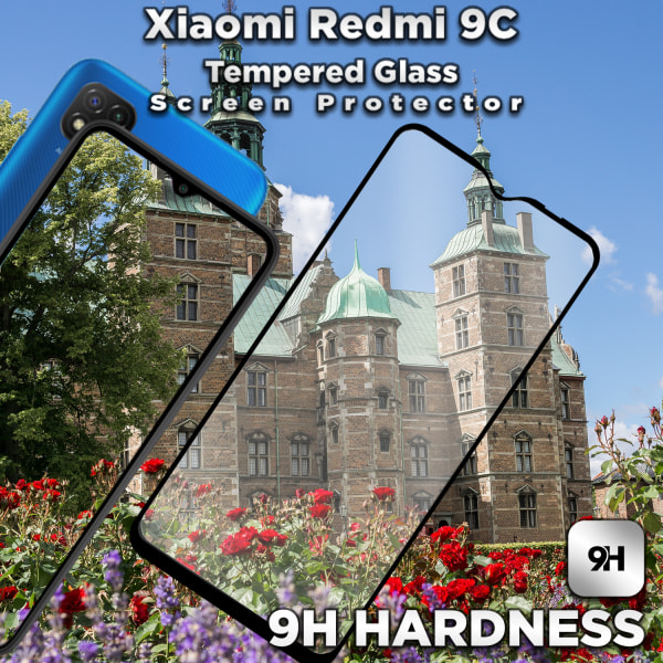 Xiaomi Redmi 9C - Härdat Glas 9H - Super kvalitet 3D Skärmskydd