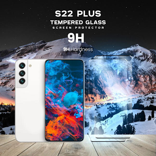 2-Pack Samsung S22 Plus 5G - Härdat Glas 9H - Super kvalitet 3D