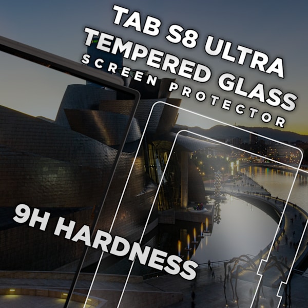 2-Pack SAMSUNG GALAXY TAB S8 Näytönsuoja - Karkaistu Lasi 9H - Super laatu 3D