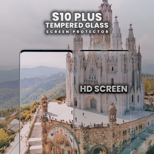 Samsung Galaxy S10 Plus - Härdat Glas 9H - Super kvalitet 3D