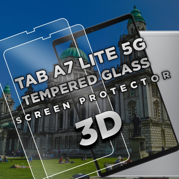 2-Pack Samsung Galaxy Tab A7 Lite 5G - Härdat glas 9H - Super Kvalitet Skärmskydd