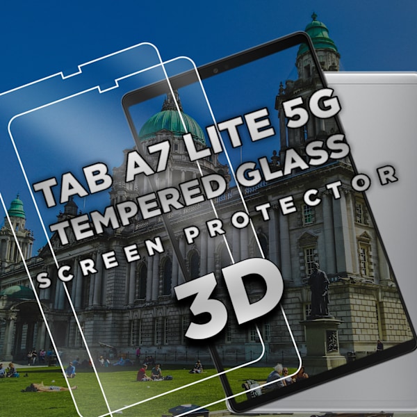 2-Pack SAMSUNG GALAXY TAB A7 Näytönsuoja - Karkaistu Lasi 9H - Super laatu 3D